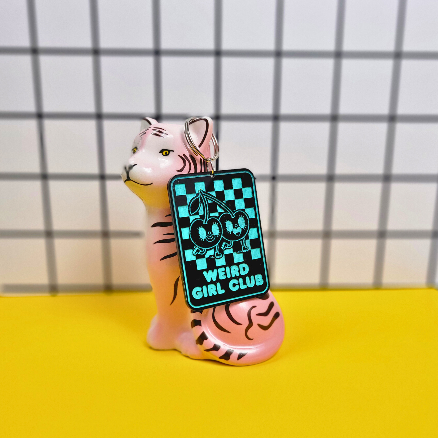 WEIRD GIRL CLUB KEYCHAIN