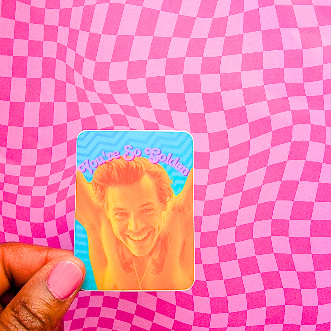 YOU'RE SO GOLDEN STICKER
