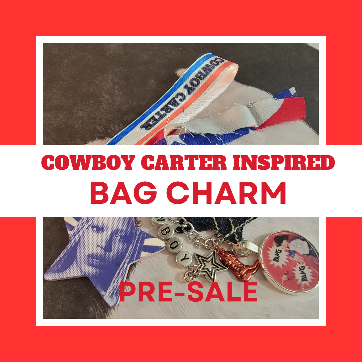 COWBOY CARTER BAG CHARM