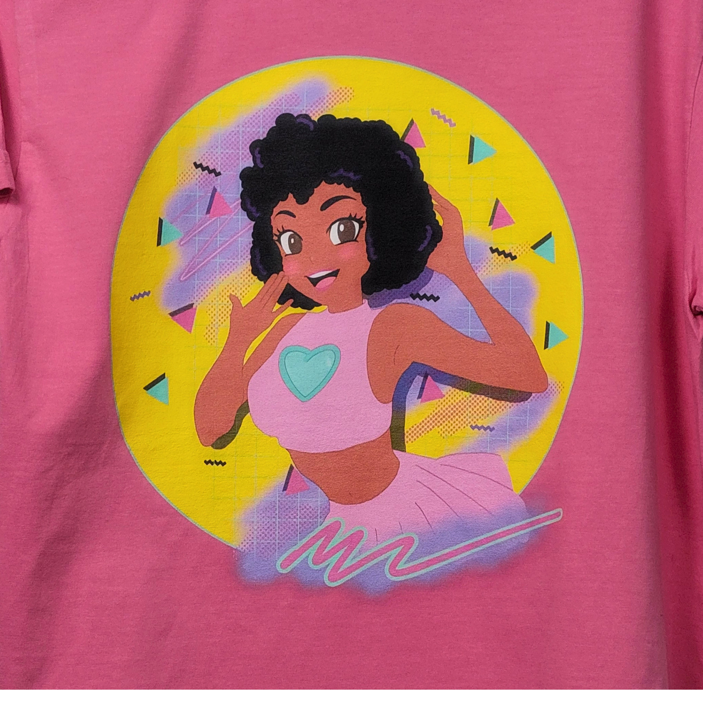 BLACK AND NERDY ANIME T-SHIRT