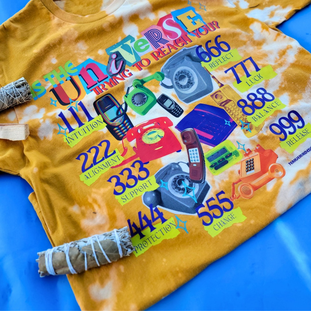 IS THE UNIVERSE TRYING TO REACH YOU T-SHIRT