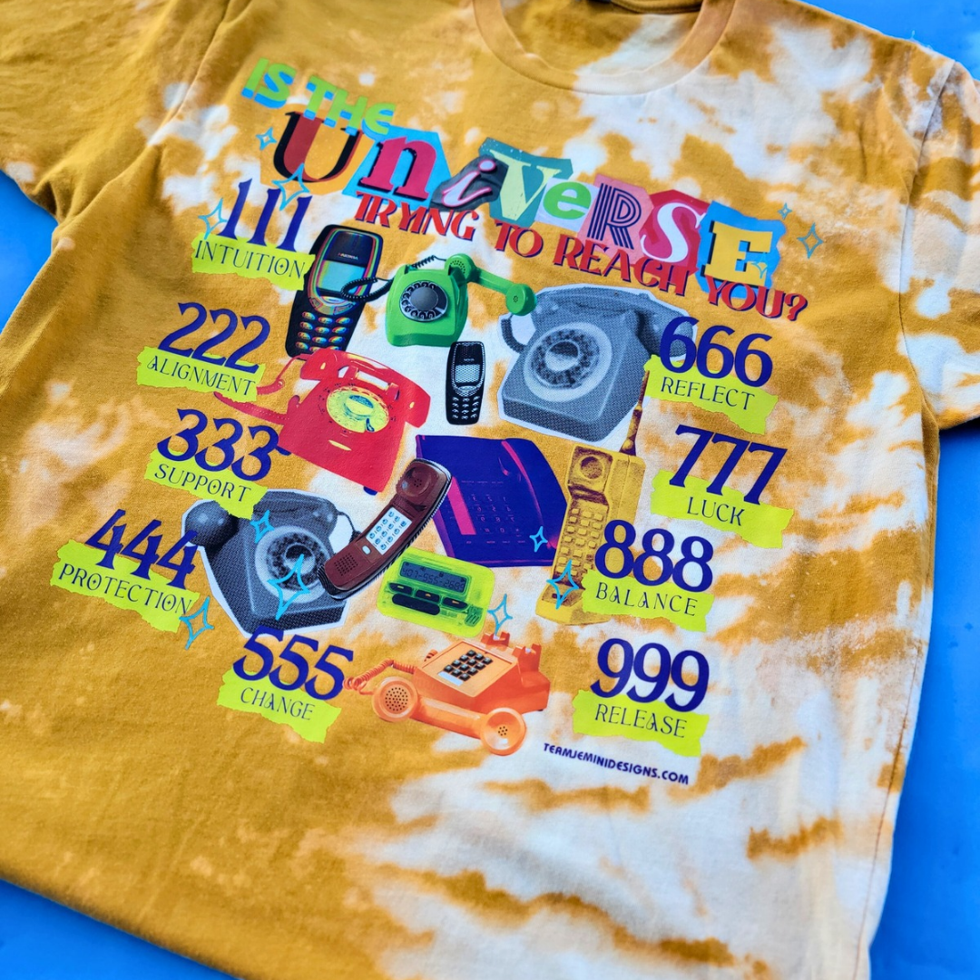 IS THE UNIVERSE TRYING TO REACH YOU T-SHIRT