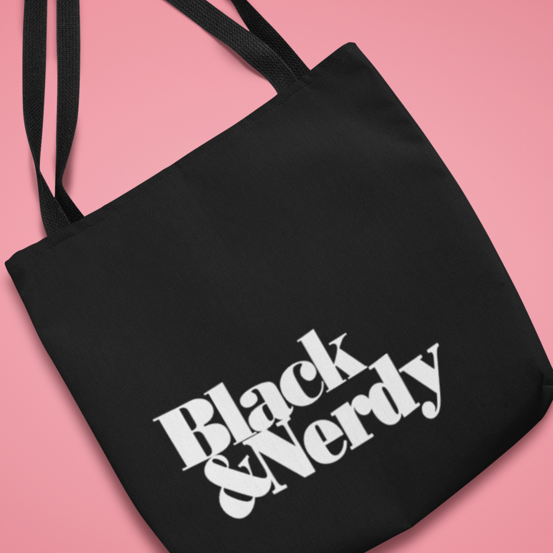 OG BLACK & NERDY TOTE
