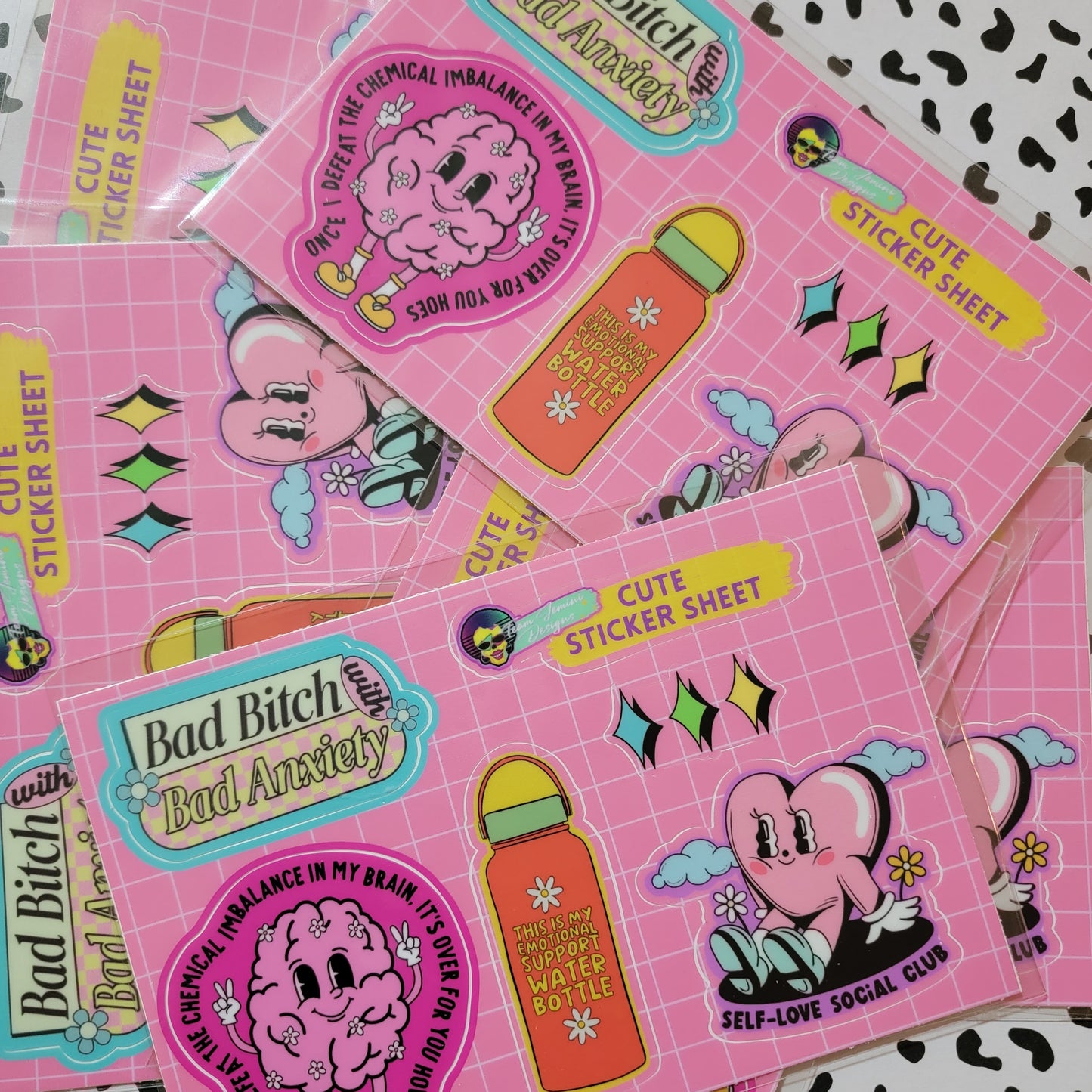 CUTE STICKERS STICKER SHEET