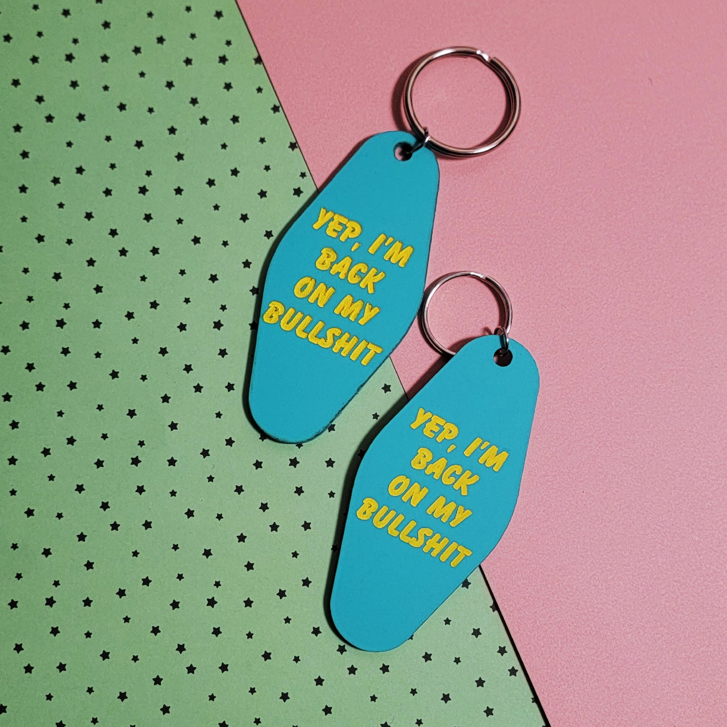 BACK ON MY B.S. KEYCHAIN