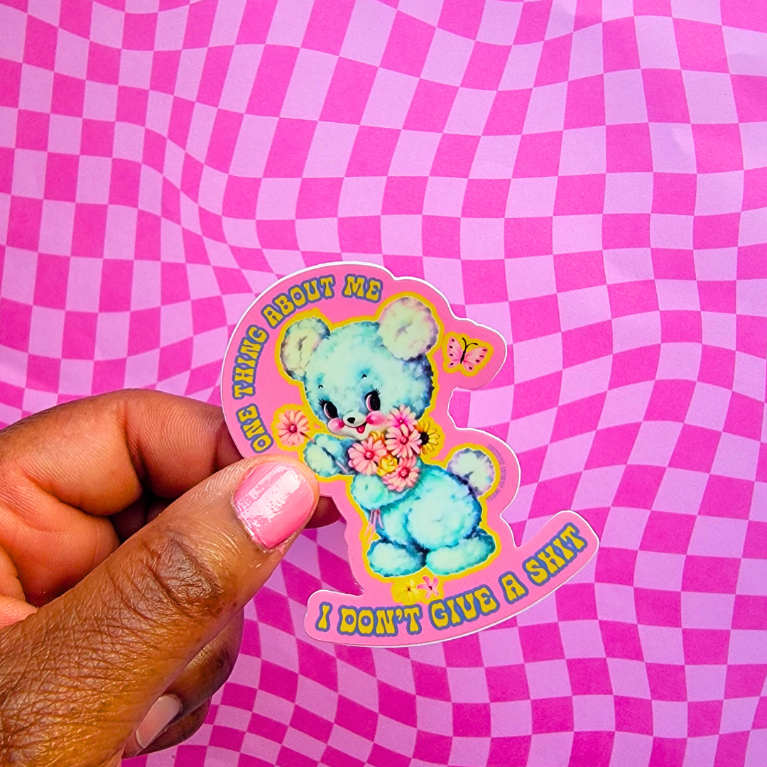 ONE THING ABOUT ME STICKER