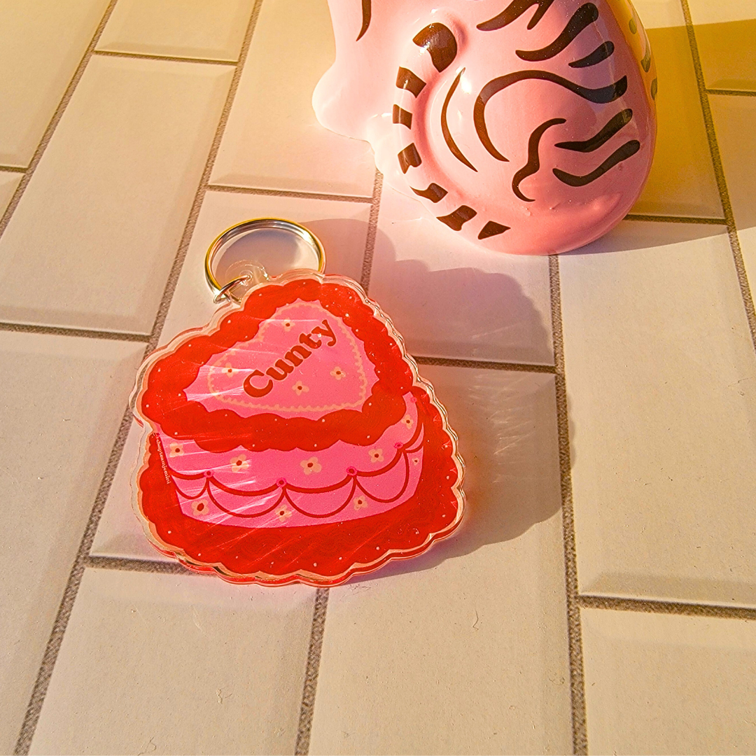 CUNTY KEYCHAIN