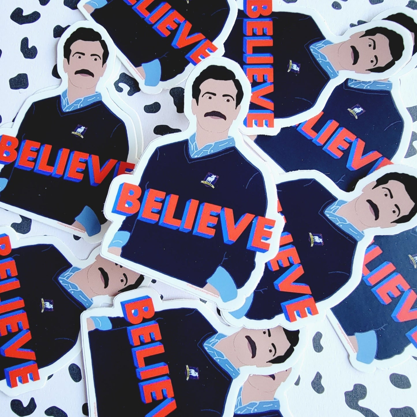 TED LASSO BELIEVE STICKER