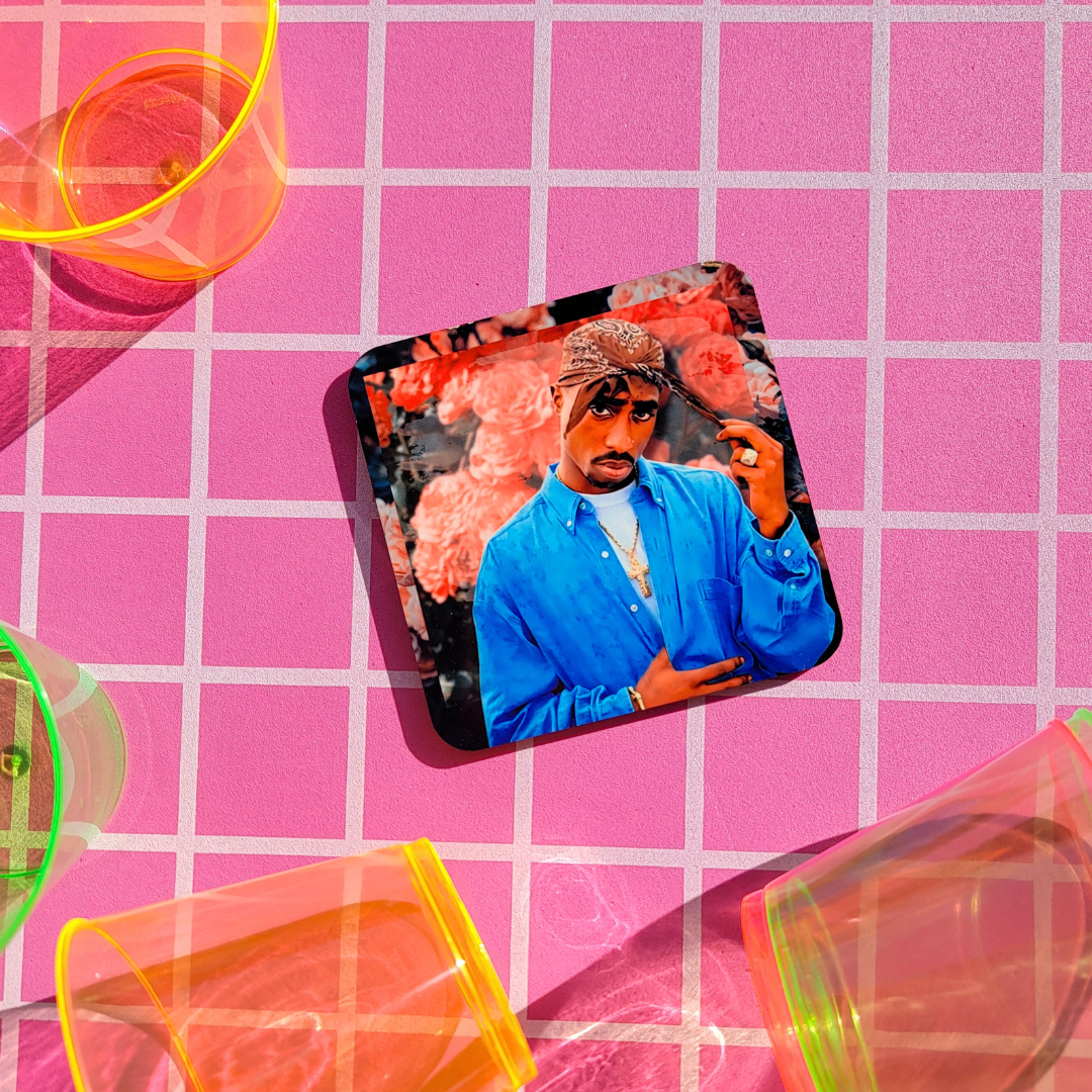 TUPAC POP CULTURE COASTER