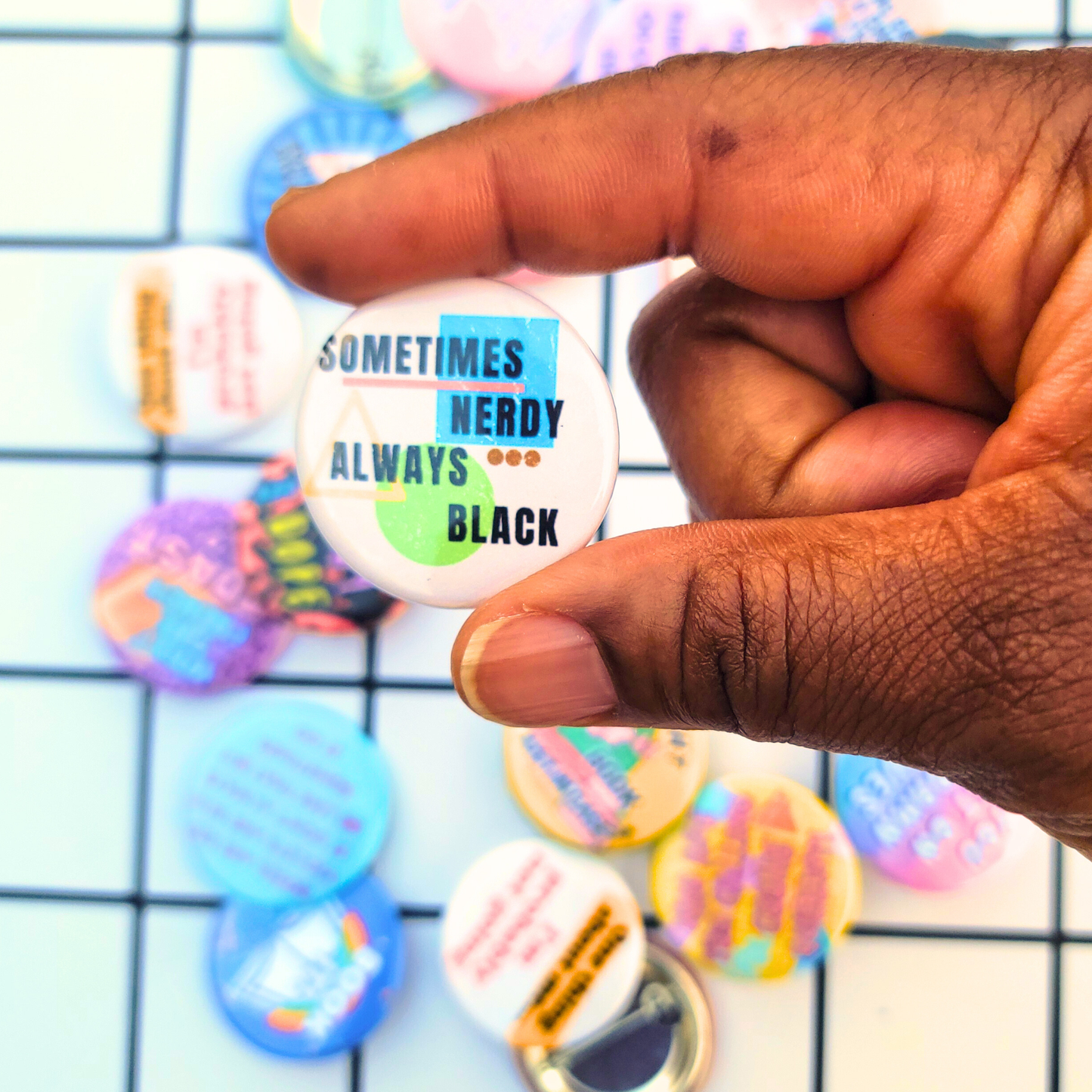 SOMETIMES NERDY BUTTON