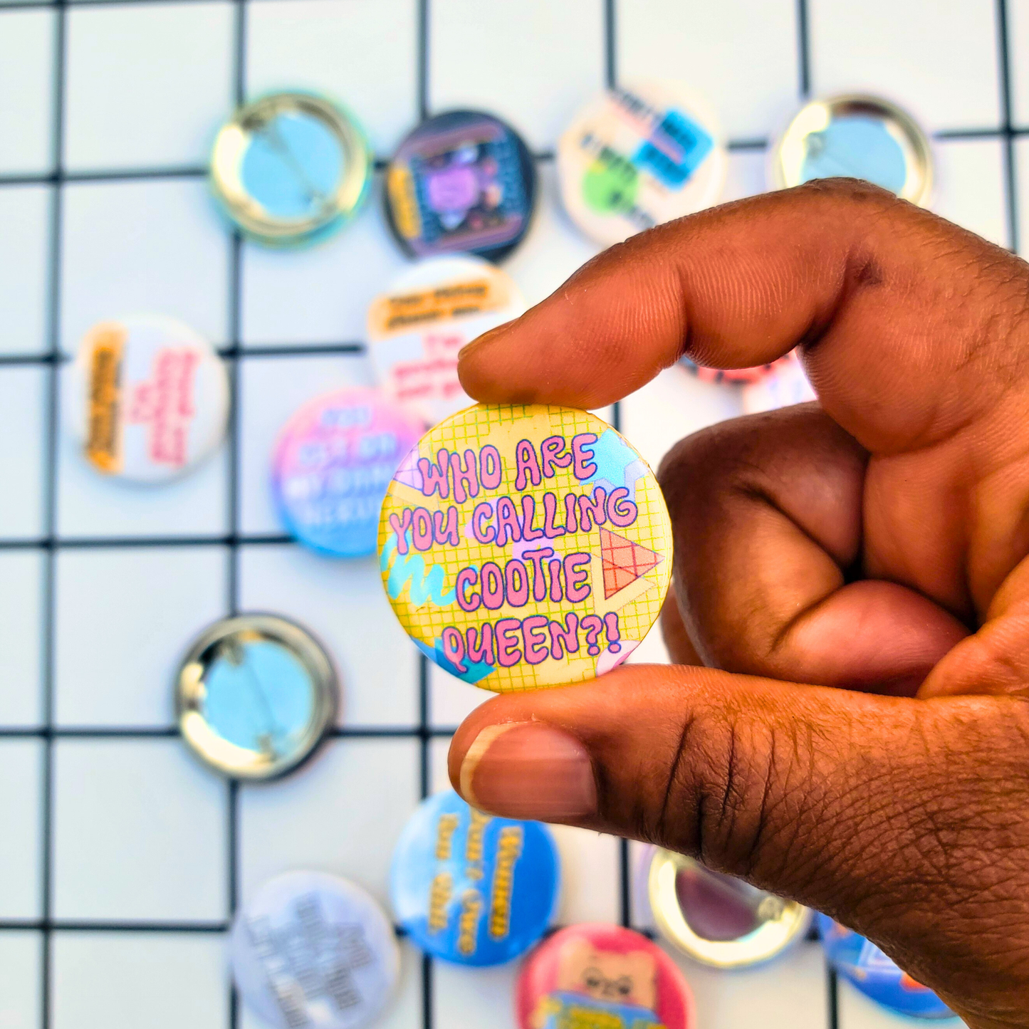 COOTIE QUEEN BUTTON