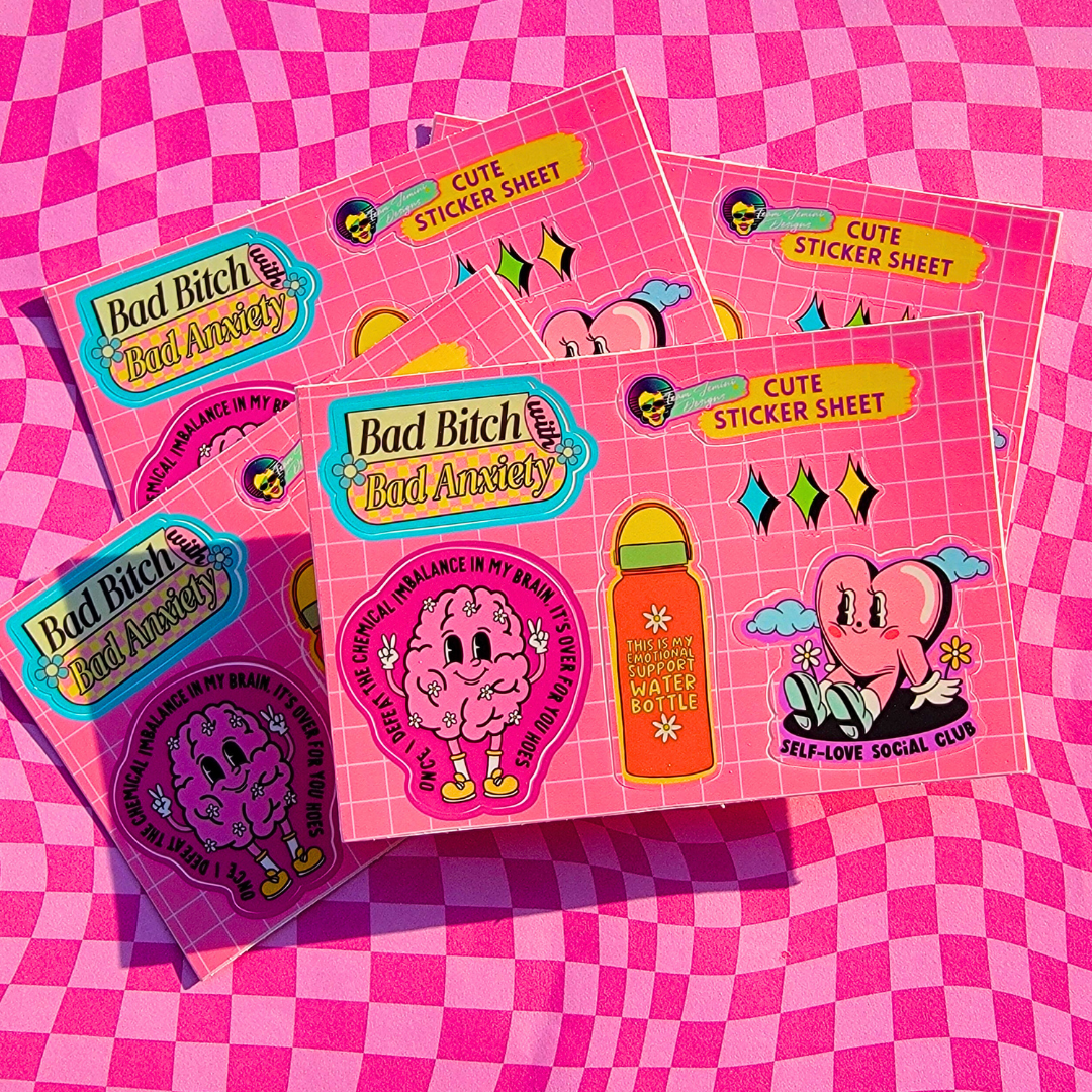 CUTE STICKERS STICKER SHEET