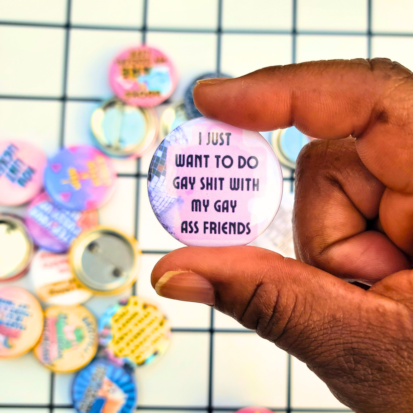 I JUST WANT TO DO GAY SHIT BUTTON