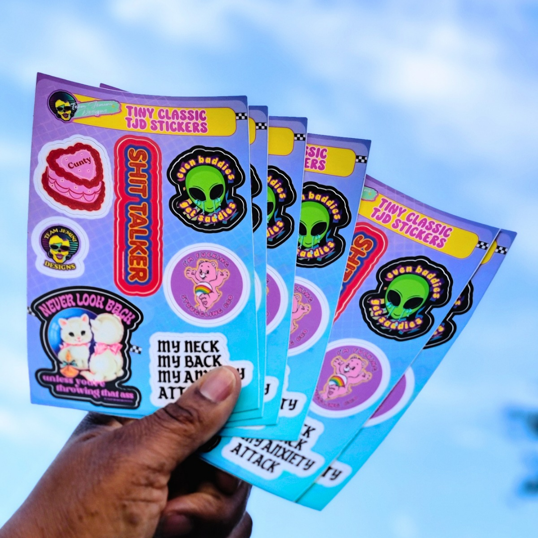 CUTE STICKERS STICKER SHEET