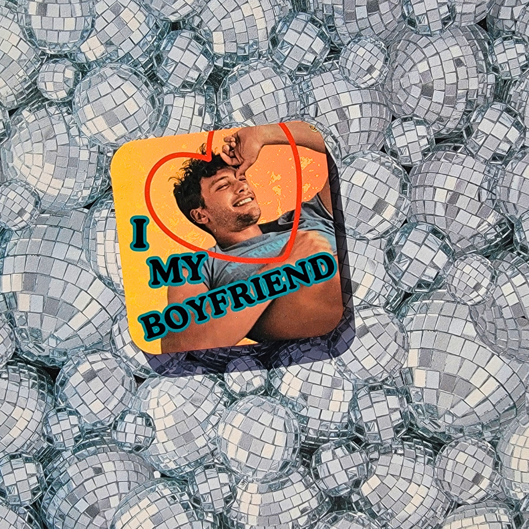 I LOVE MY BOYFRIEND MAGNETS