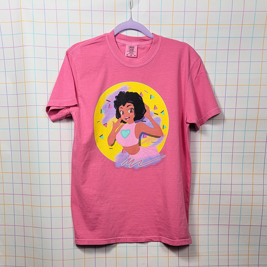 BLACK AND NERDY ANIME T-SHIRT