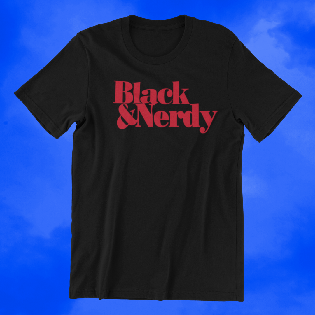 BLACK & NERDY ORIGINAL T-SHIRT
