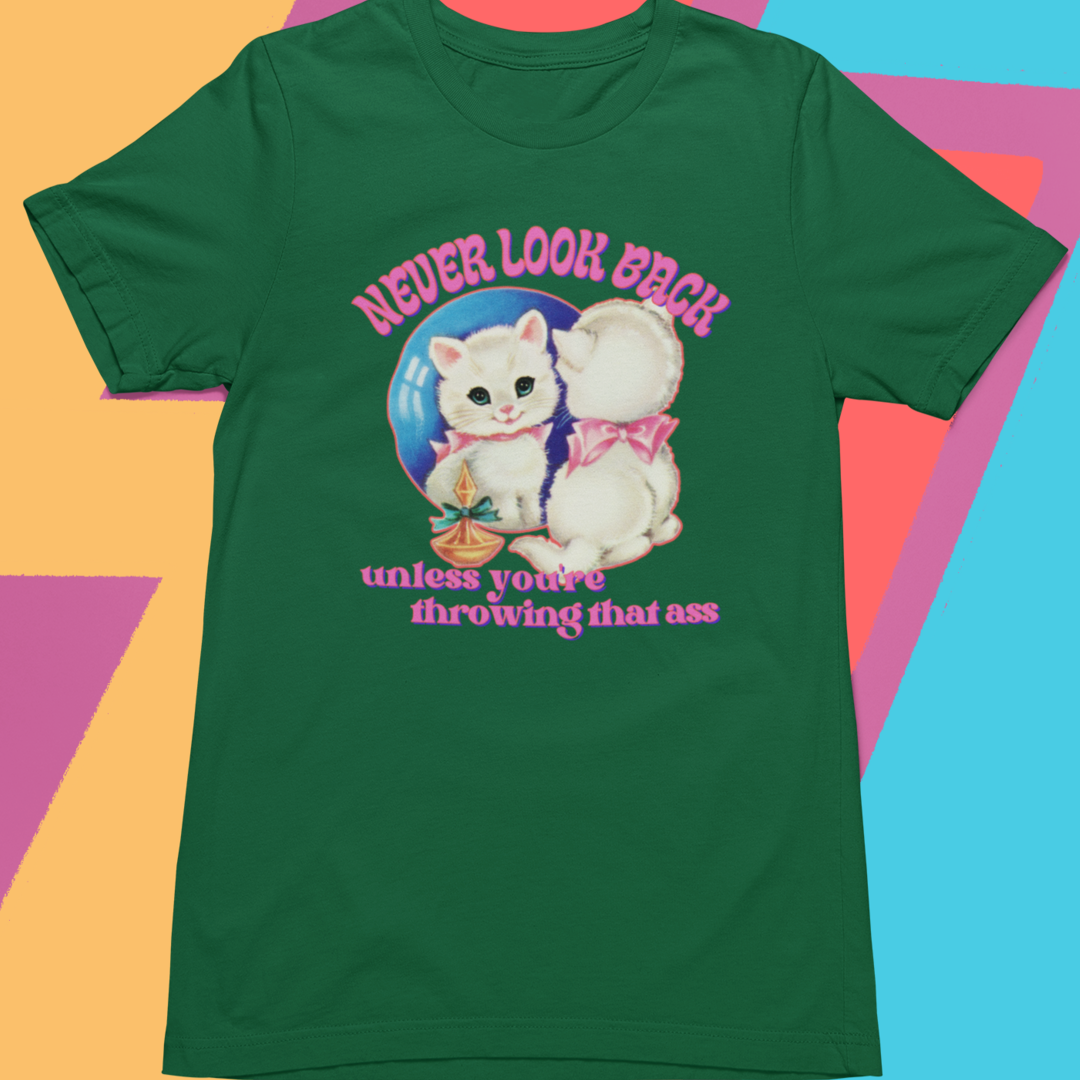 NEVER LOOK BACK T-SHIRT