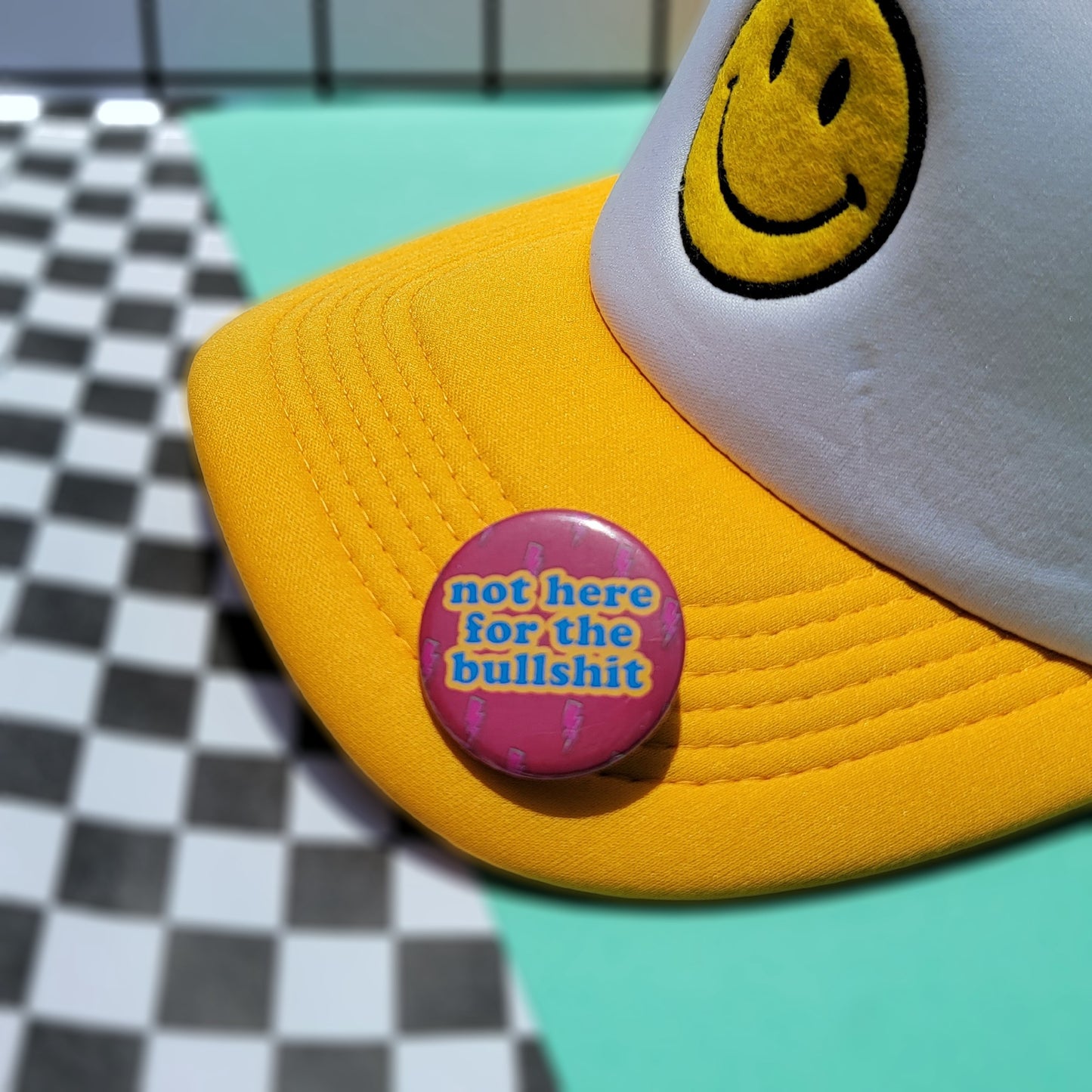 NOT HERE FOR THE B.S. BUTTON