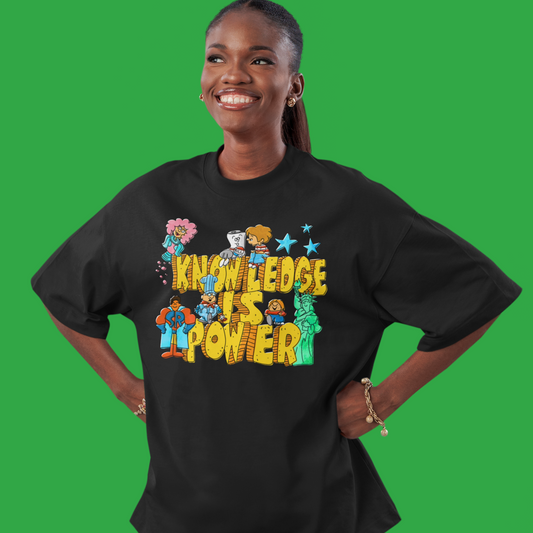 KNOWLEDGE IS POWER T-SHIRT