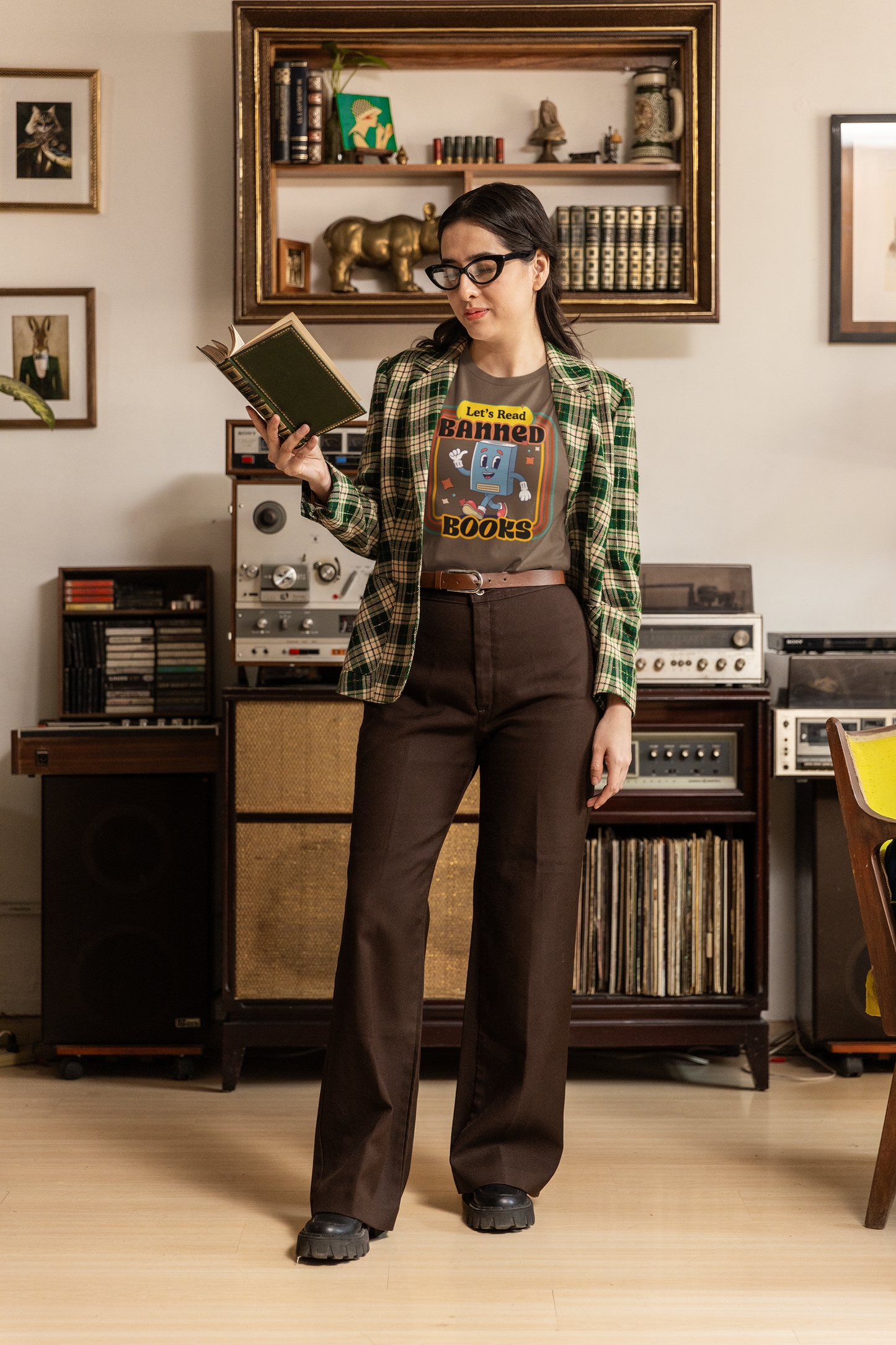 LET'S READ BANNED BOOKS T-SHIRT