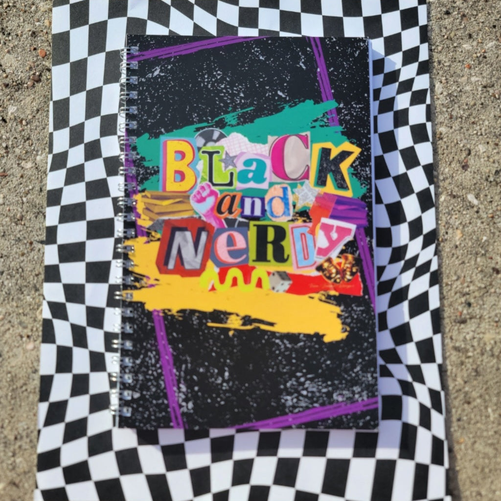 BLACK AND NERDY NOTEBOOK