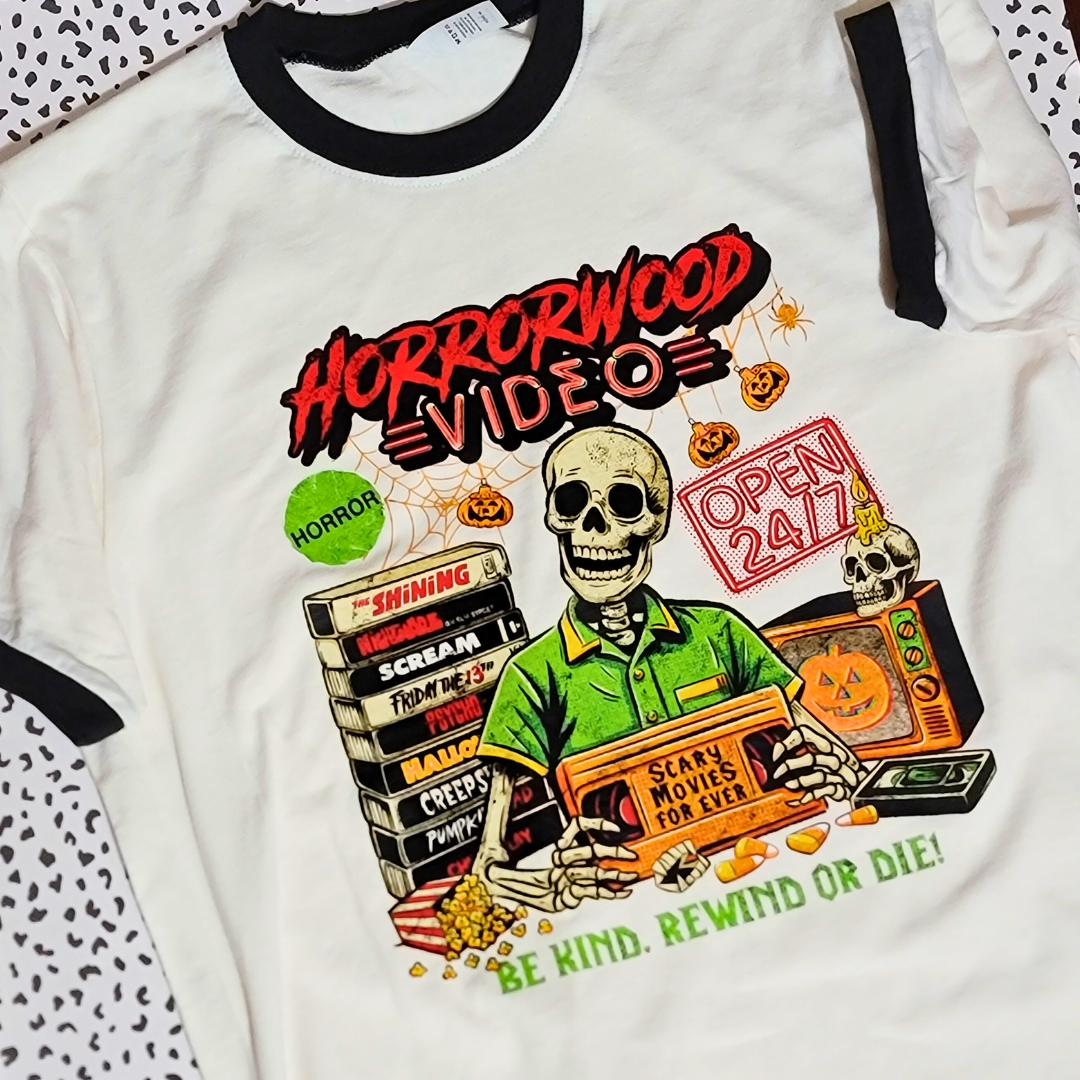 HORRORWOOD VIDEO TSHIRT