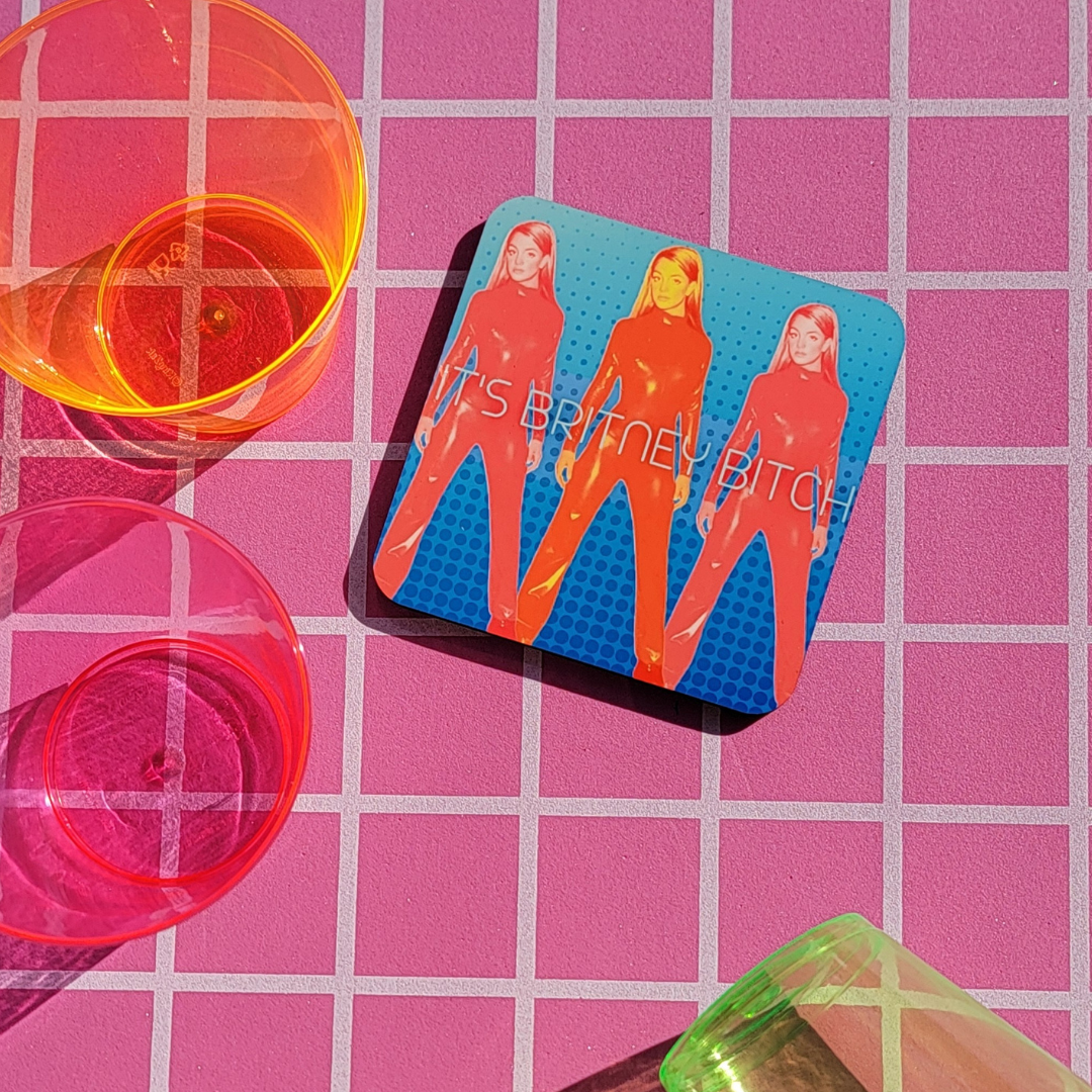 SADE IN DENIM POP CULTURE COASTER