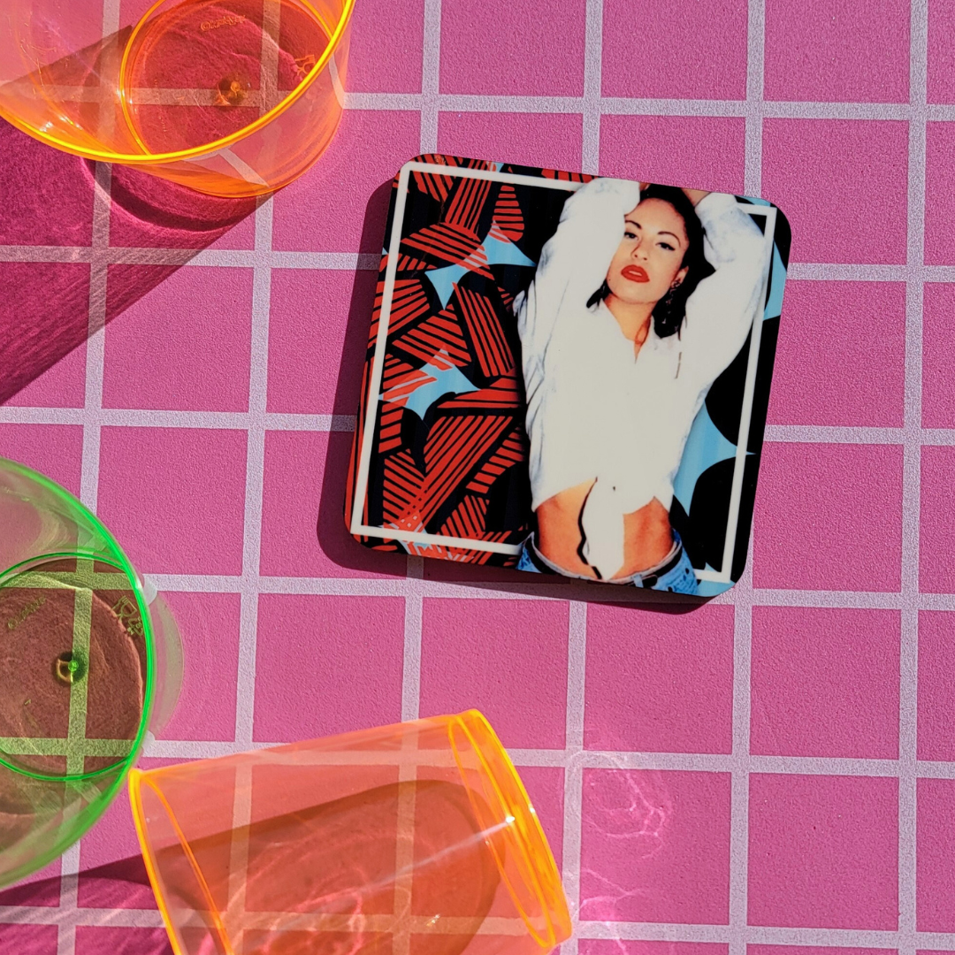 SADE IN DENIM POP CULTURE COASTER