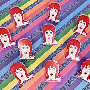 BOWIE ACRYLIC PIN