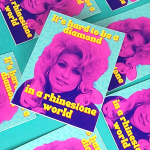 DIAMOND DOLLY STICKER