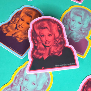 MULTI-COLORED DOLLY STICKERS