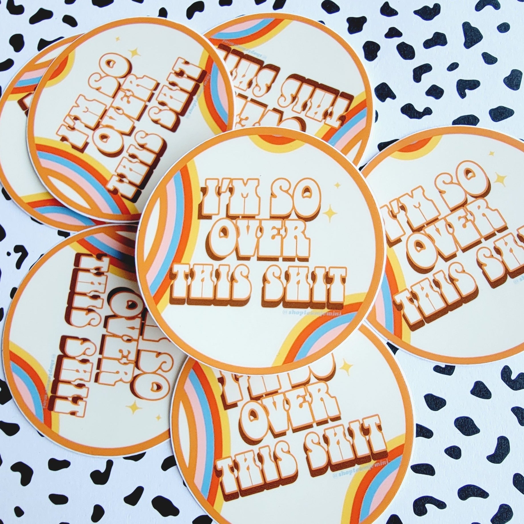 OVER THIS STICKER