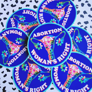 ABORTION RIGHTS STICKER