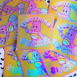 EVERYTHING SUCKS STICKER