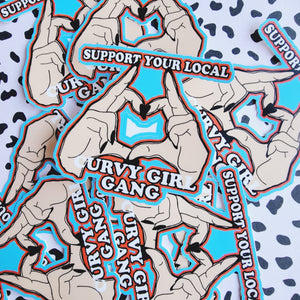 CURVY GIRL GANG STICKERS
