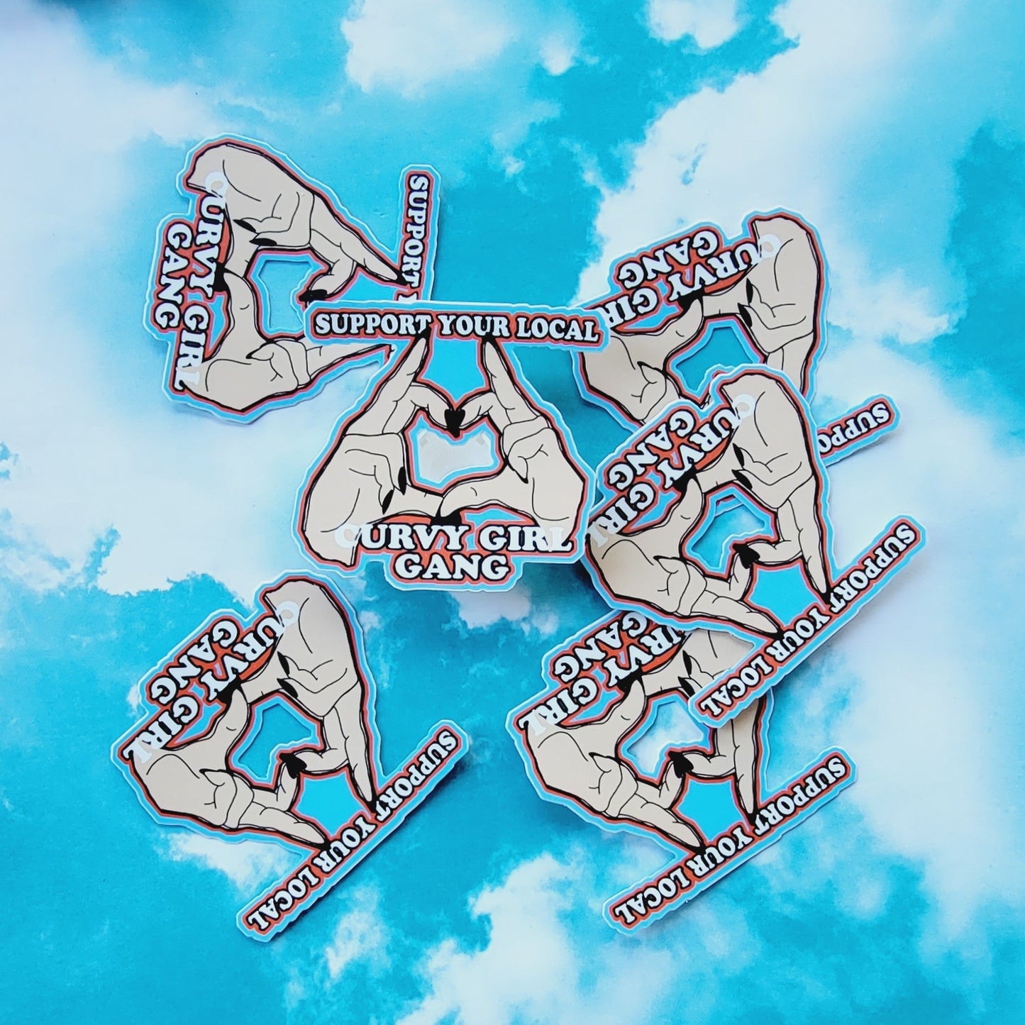 CURVY GIRL GANG STICKERS