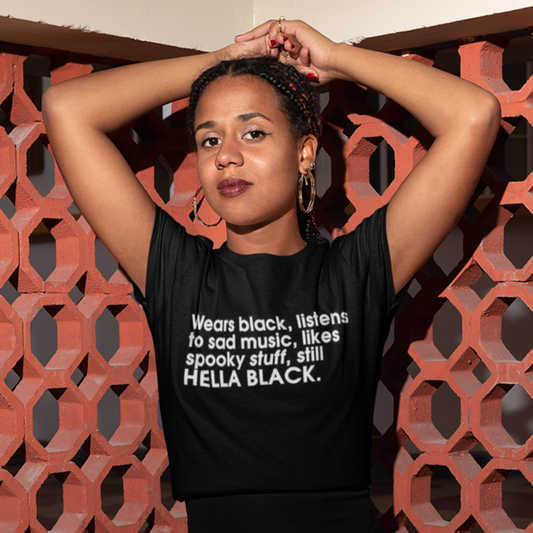 HELLA BLACK GOTH T-SHIRT
