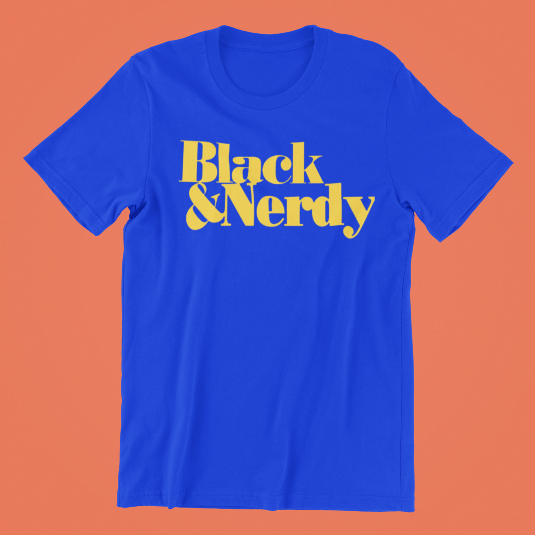 BLACK & NERDY ORIGINAL T-SHIRT