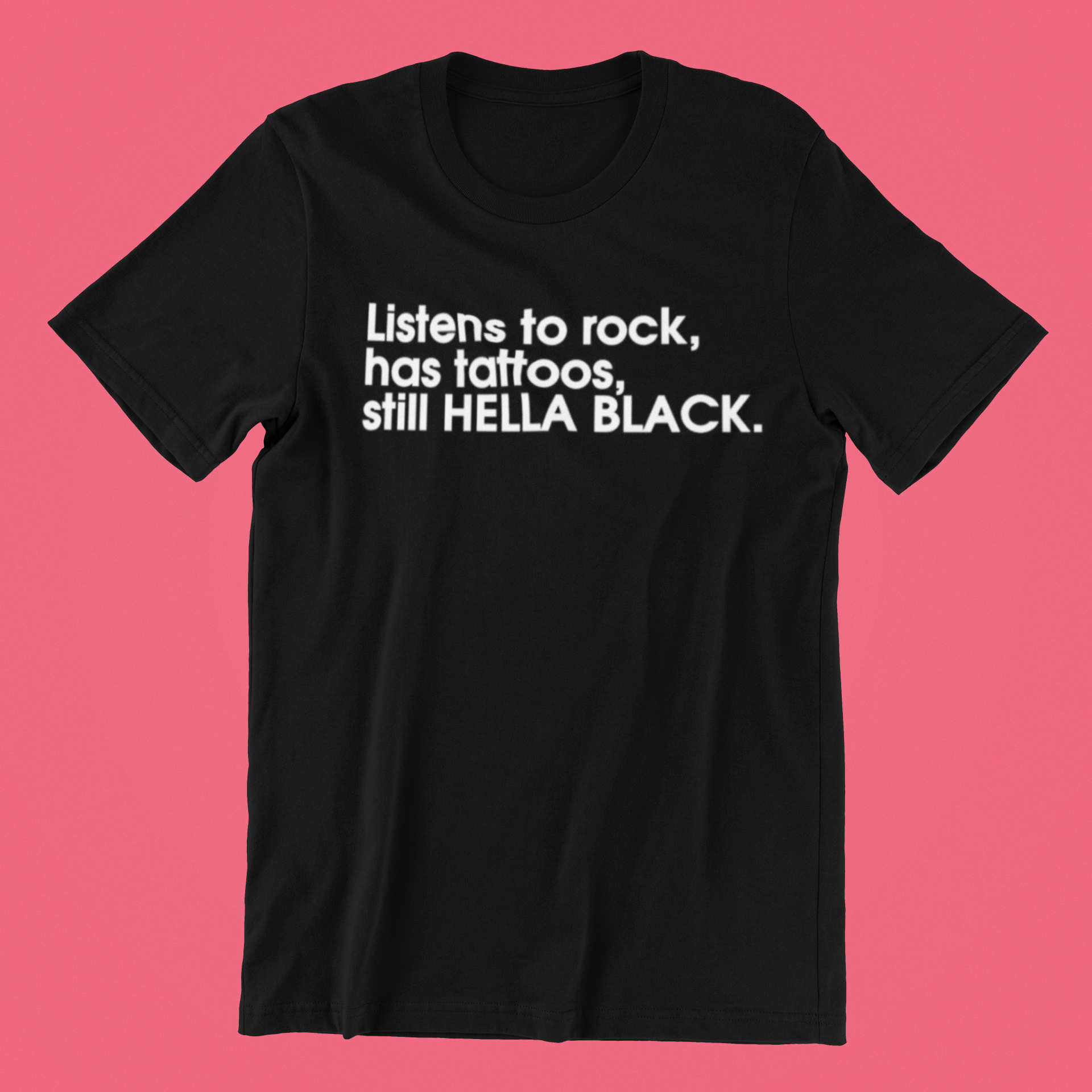 HELLA BLACK ROCK T-SHIRT